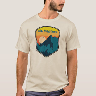 T-shirt Mont Whitney Californie Sunrise