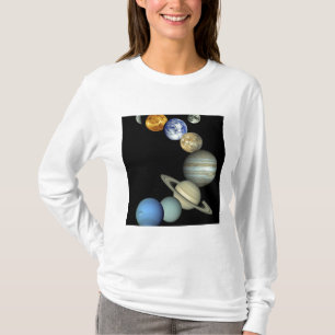 T-shirt Montage de système solaire