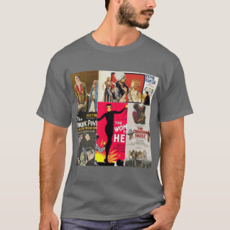 T-shirt Montage d'horreur de films anciens 10 amis