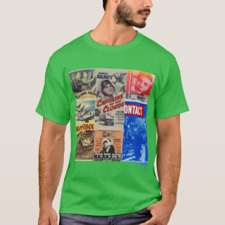 T-shirt Montage d'images de films anciens 3 amis