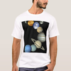 T-shirt Montage d'un système solaire