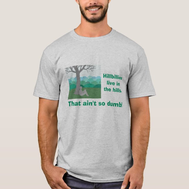 T-shirt Montagnard dans les collines (Devant)