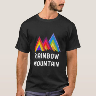 T-shirt Montagne arc-en-ciel Cusco-Pérou