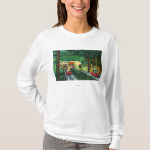 T-shirt Montagne de Cranmore Ski-Mobile dans l'été