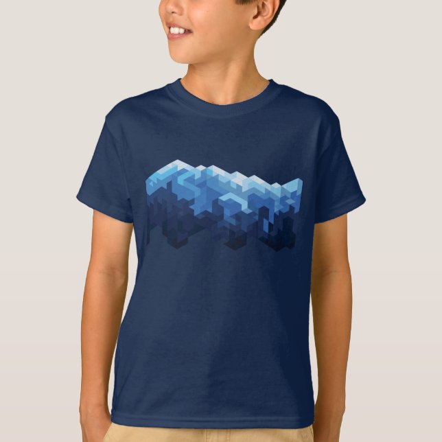 T-shirt Montagne des neiges (Devant)