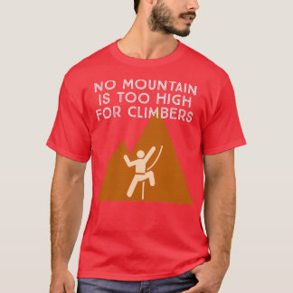 T-shirt Montagne d'escalade