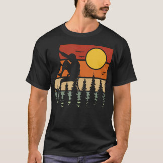 T-shirt Montagne d'escalade de roche vintage