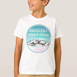 T-shirt Montagne du Massif Antarctique Vinson