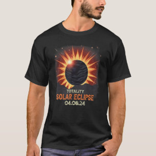 T-shirt Montagne esthétique Total Éclipse Solaire 2024 Tot