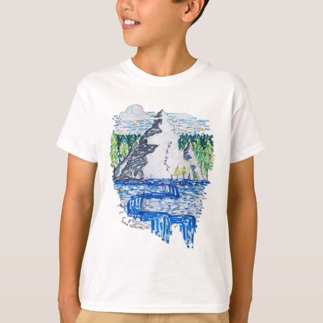 T-shirt Montagne fraîche (Devant)