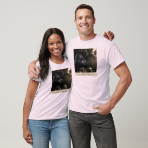 T-shirt Montagne Gorilla Espèces en voie de disparition Ch