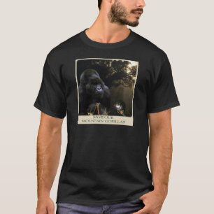 T-shirt Montagne Gorilla Espèces en voie de disparition Ch