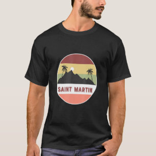 T-shirt Montagne Saint-Martin Et Palmiers