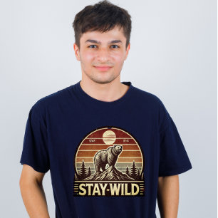 T-shirt montagne vintage
