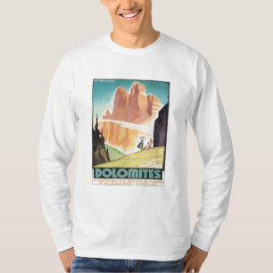 T-shirt Montagne vintage de dolomites