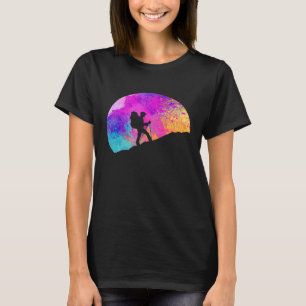 T-shirt Montagnes Alpes Escalade Randonnée Trek