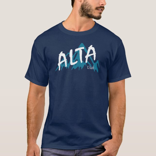T-shirt Montagnes Alta Utah (Devant)