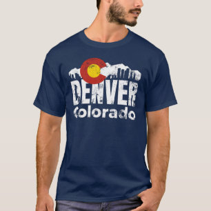 T-Shirt Montagnes Denver Colorado