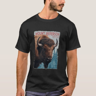 T-shirt Montagnes du mont Jefferson Oregon Randonnée extér
