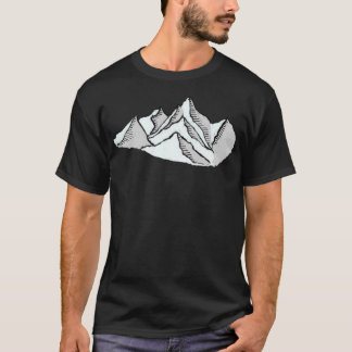 T-shirt Montagnes enneigées actives