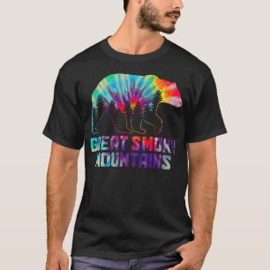 T-shirt Montagnes Great Smoky Tennessee Ours Grizzly Crava