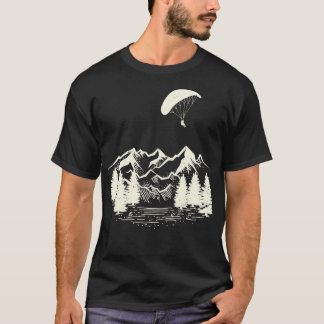 T-shirt Montagnes Hobby extérieur Parapente
