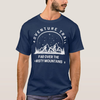 T-shirt Montagnes Mountain Adventure Randonnée Camping