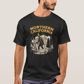 T-shirt Montagnes nocturnes de Bigfoot en Californie du No