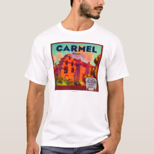 T-shirt Montagnes oranges de Carmel LabelEast, CA