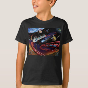 T-shirt Montagnes Russes Cosmiques : Concept Artistique de