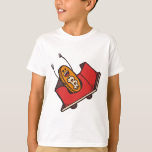 T-shirt Montagnes russes de Bitcoin outre des rails