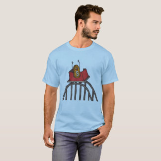 T-shirt Montagnes russes de Bitcoin sur le dessus