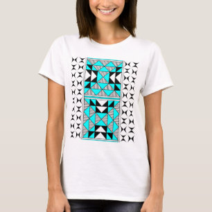 T-shirt Montagnes sacrées en Turquoise
