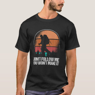 T-shirt Montagneux Vintage randonnée Monts Retro