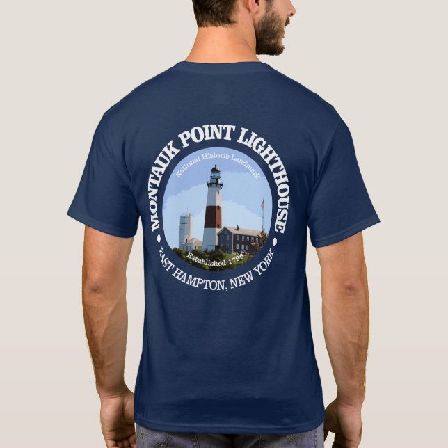 T-shirt Montauk point Lighthouse (Dos)