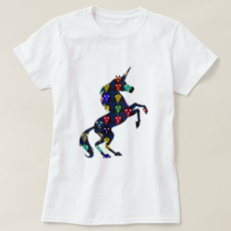 T-shirt Monte de conte de fées UNICORN peint navinJOSHI NV