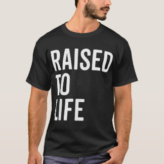 T-shirt Montée À La Vie Chemise Christian Baptême Nouveau 