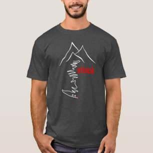 T-shirt Montée en vélo, Attaque