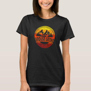 T-shirt Montée Grouse Vancouver Bc Canada Sentier De Rando