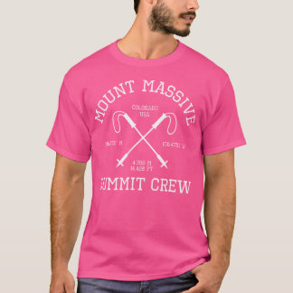 T-shirt Montée Mont Massive Sommet de l'équipage Randonnée