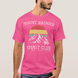 T-shirt Montée Mont Rainier Summit Club Hike Washington