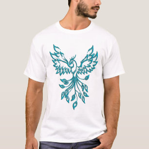 T-shirt Montées turquoises de Phoenix Bleus
