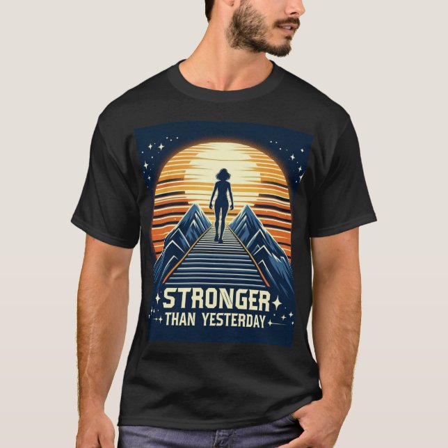 T-shirt Monter au-dessus (Devant)