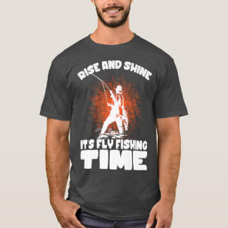 T-shirt Monter Et Briller Son Temps De Pêche Fly Pêche Fis