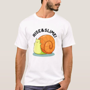 T-shirt Monter Et Slime Funky Snail Pun