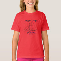 Monterey California Sailboat Yachting, fille