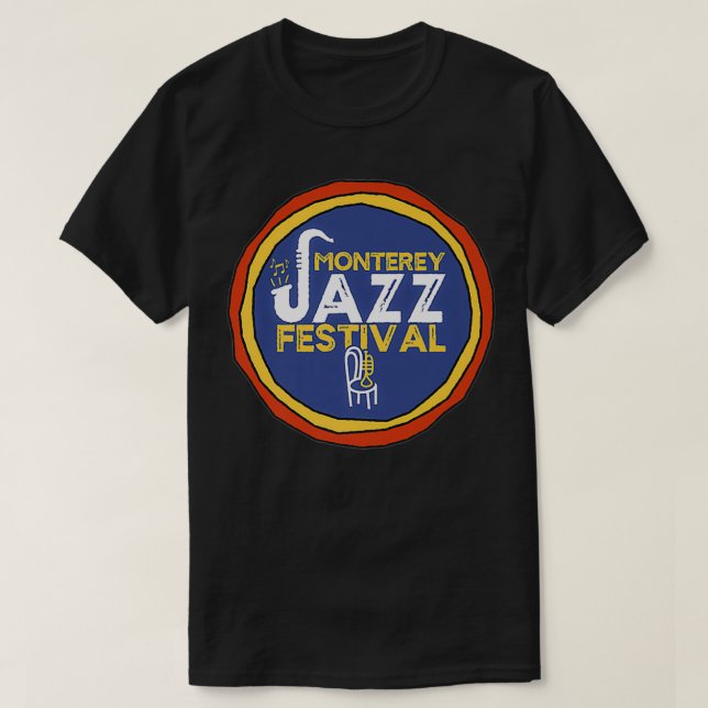 T-shirt Monterey Jazz Festival Circle Premium (Design devant)