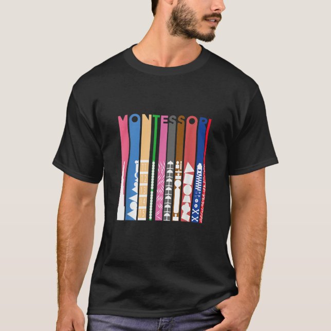 T-shirt Montessori Colors (Devant)