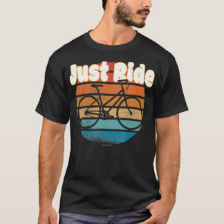 T-shirt Montez à vélo Vintage Retro Cycliste 70 Détresse