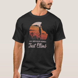 T-shirt Montez juste Bouldering Mur Mountains Alpin grimpe